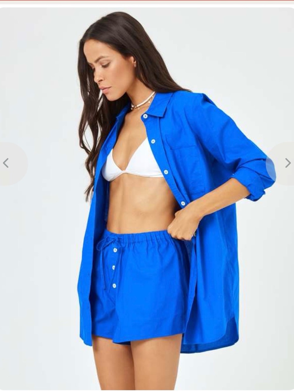 NWT Lspace Skipper Short in Royal XS